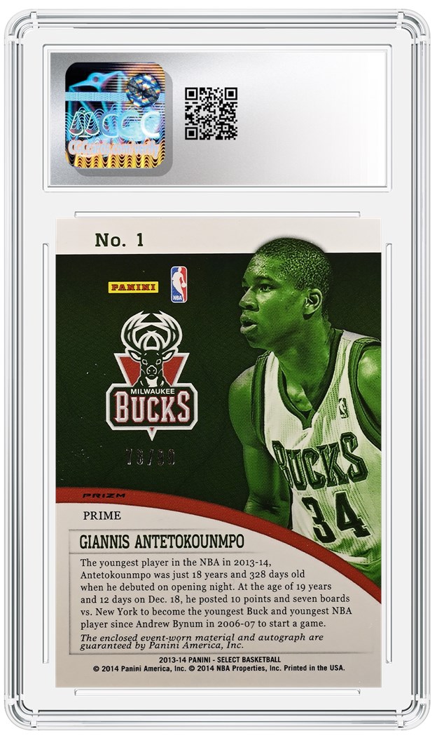 その他 Giannis Antetokounpo Prizm Choice /88 Ten Terrific CGC-certified Cards of New Miami Heat Star Giannis